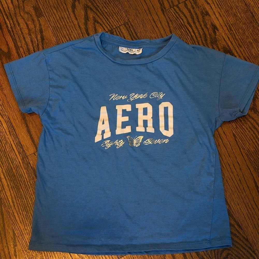 Aeropostale Kids Blue Graphic Tee